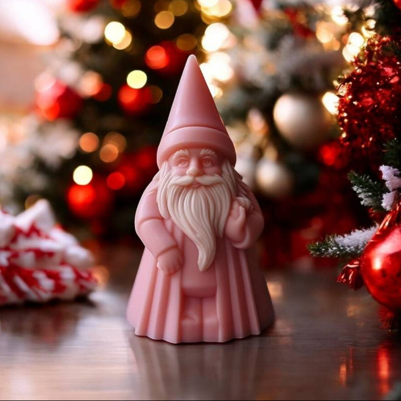 Aromatic Christmas Santa Candle – Festive Holiday Decorative Candle