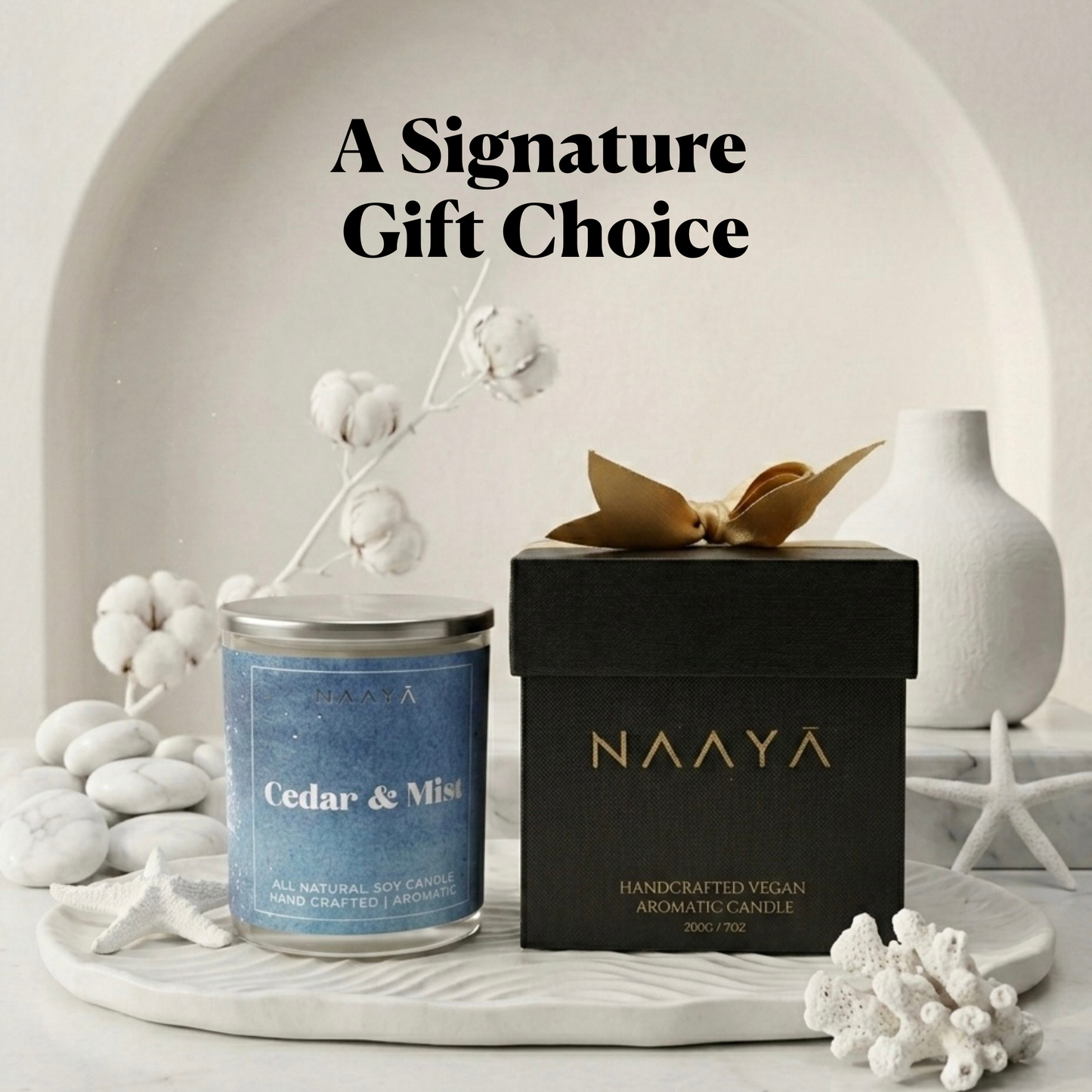 Cedar & Mist Aromatic Candle