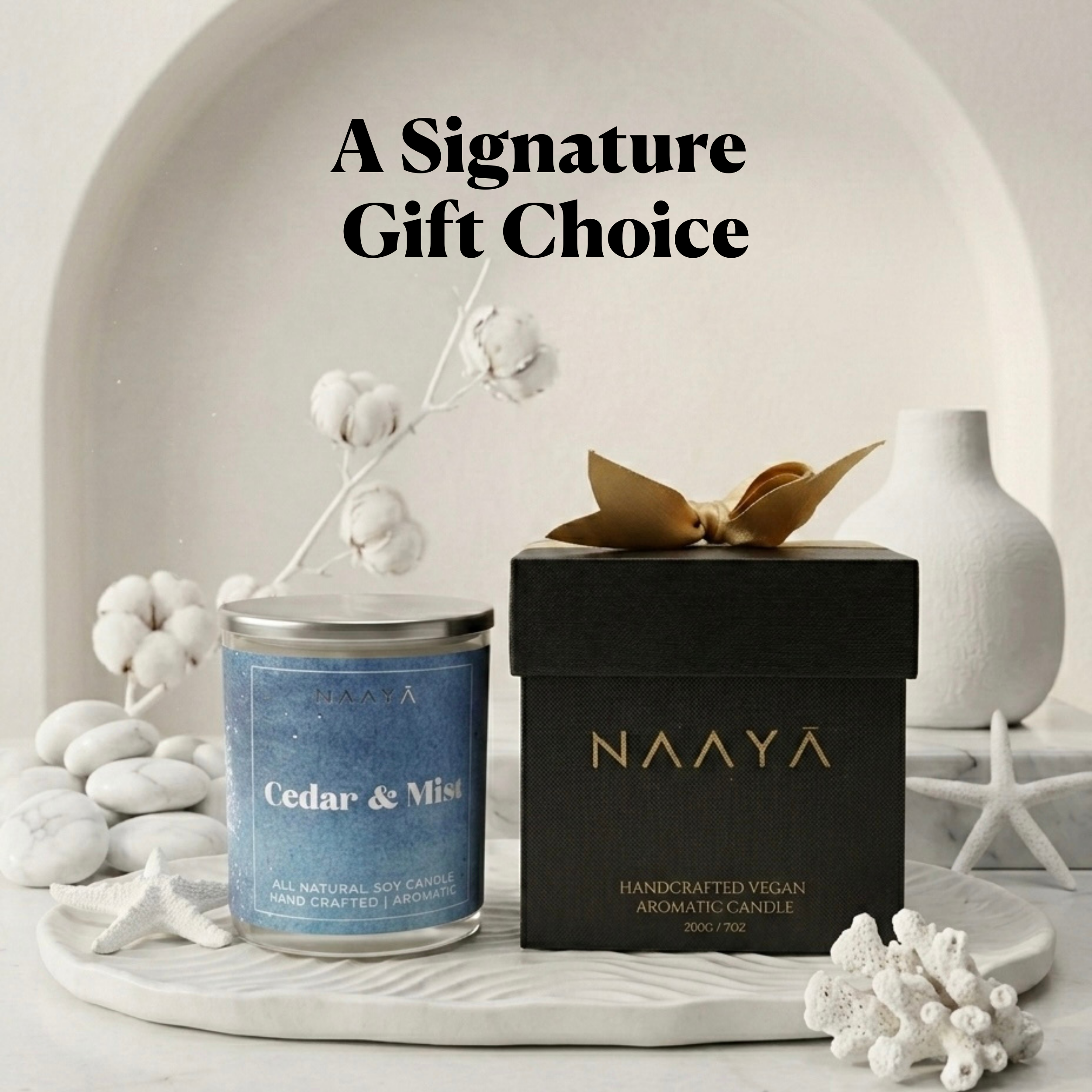 Cedar & Mist Aromatic Candle