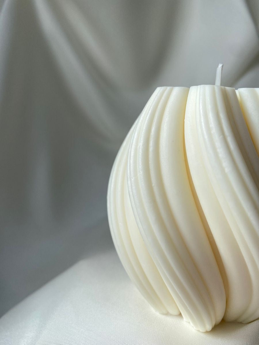 Aromatic Swirl Spiral Twirl Candle – Aesthetic Decorative Candle 