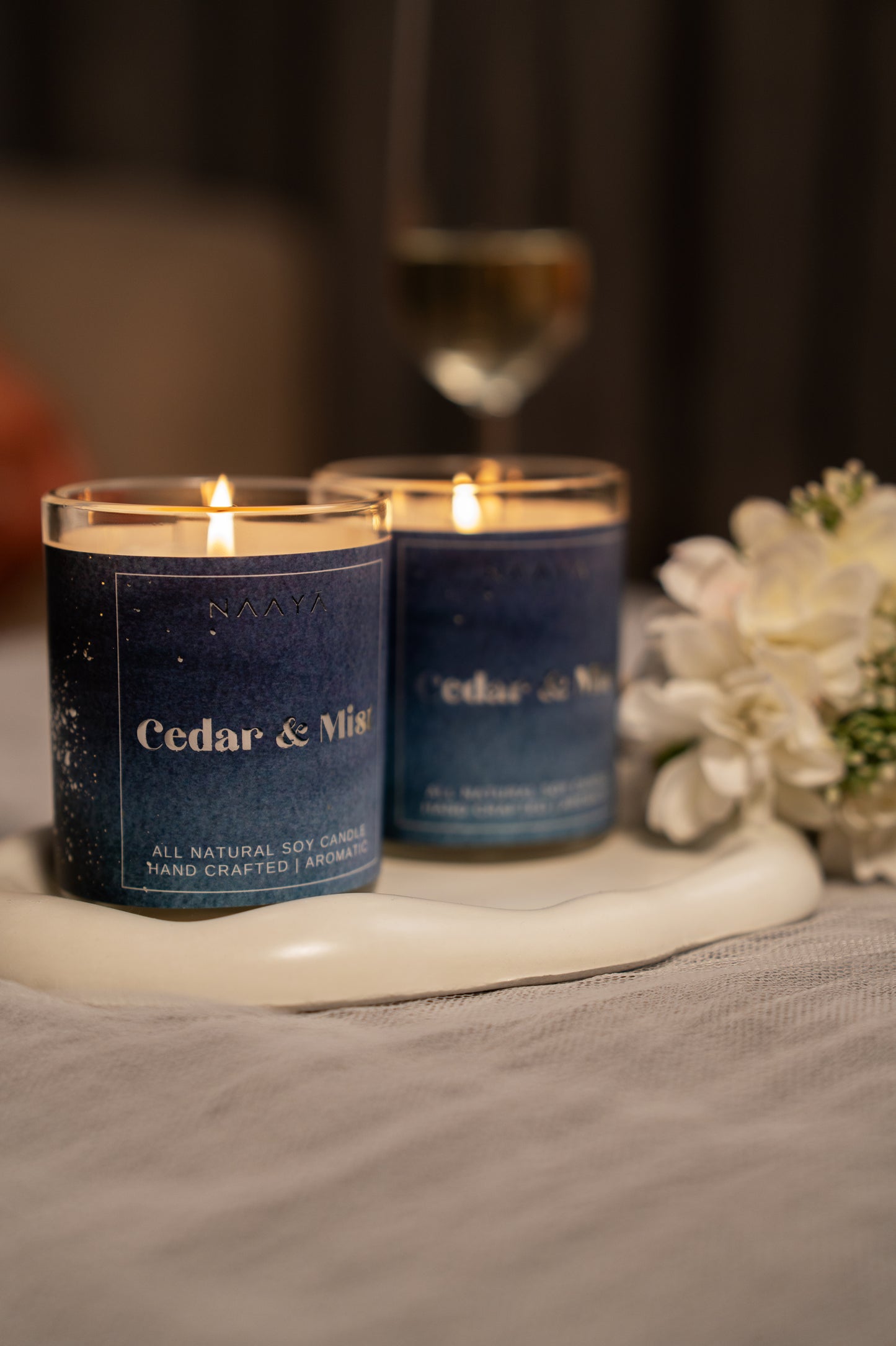 Luxury floral scented candles online in india