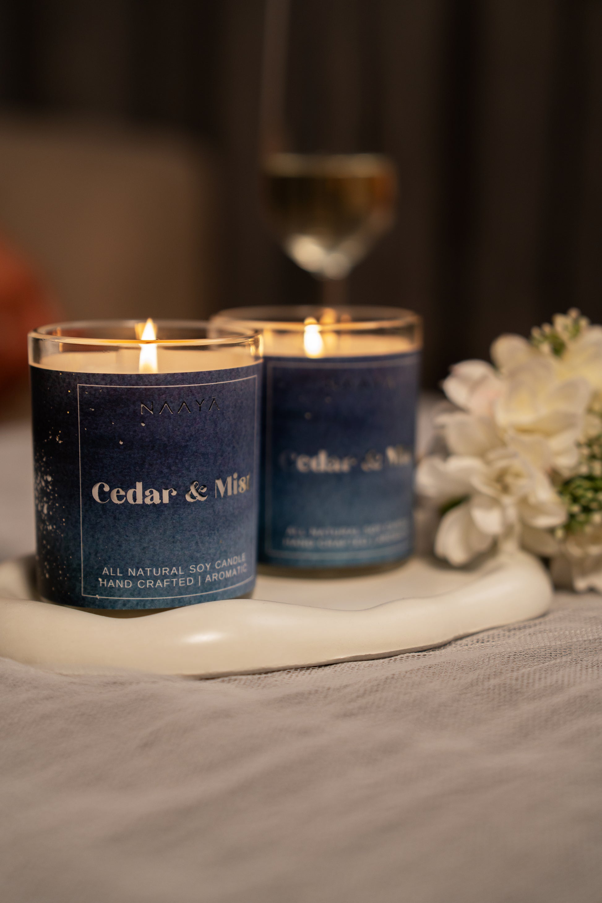 Luxury floral scented candles online in india