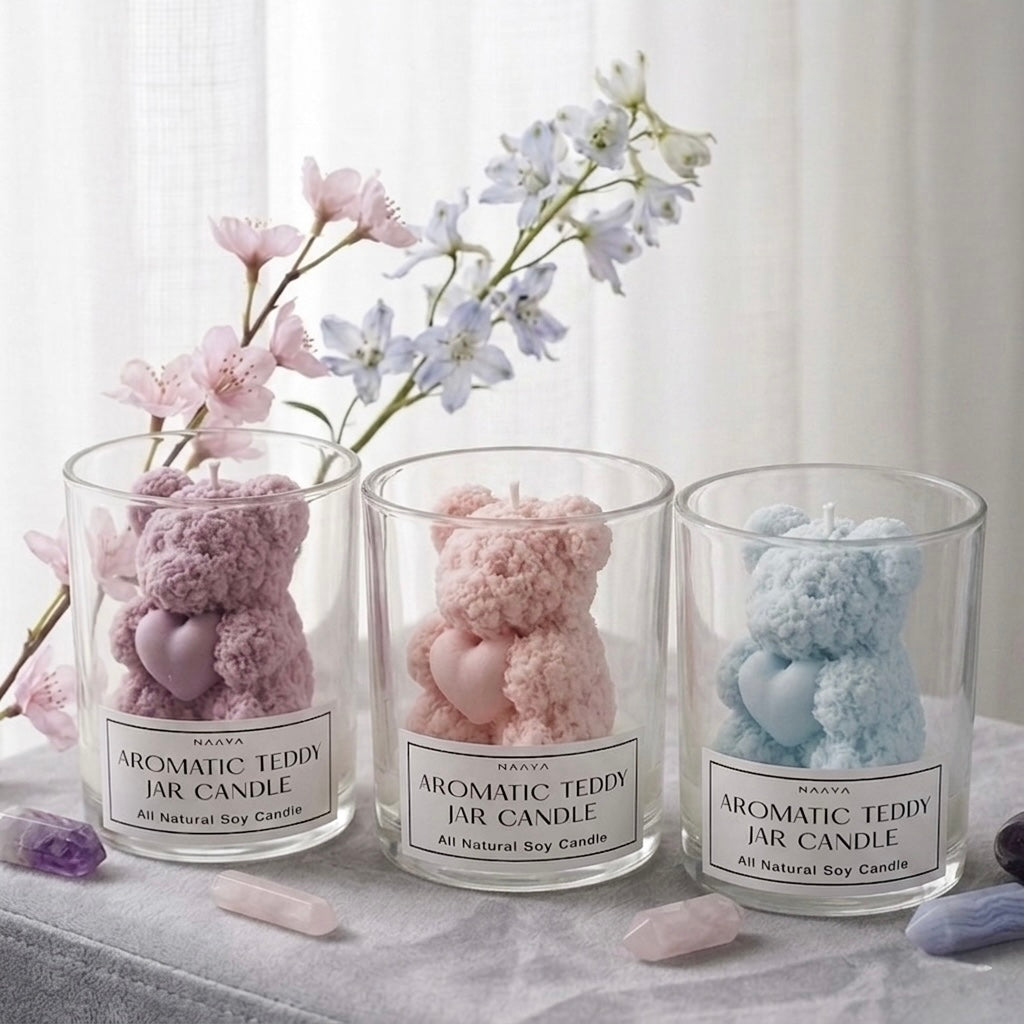 Aromatic Teddy in Jar Candle