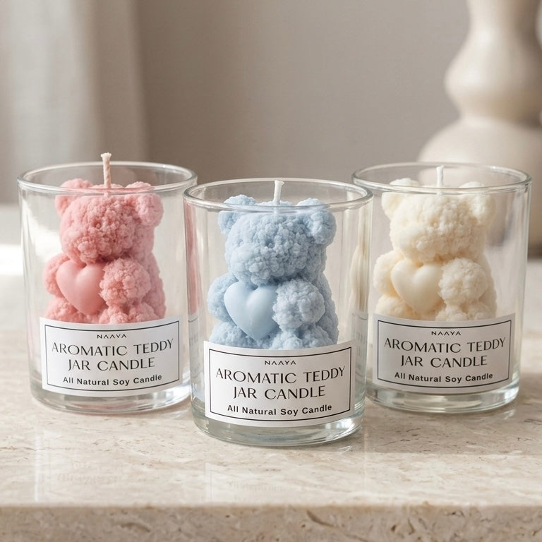 Aromatic Teddy in Jar Candle