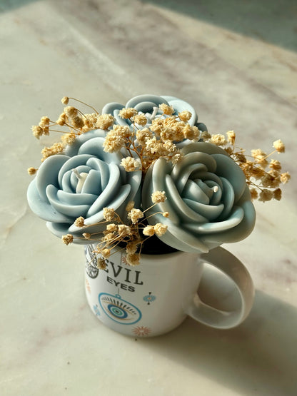 Aromatic Rose Candles Bouquet