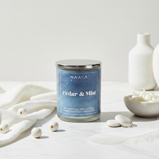 Cedar & Mist Aromatic Candle