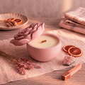 Peony Concrete Vessel Candle