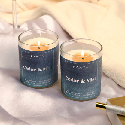 Cedar & Mist Aromatic Candle