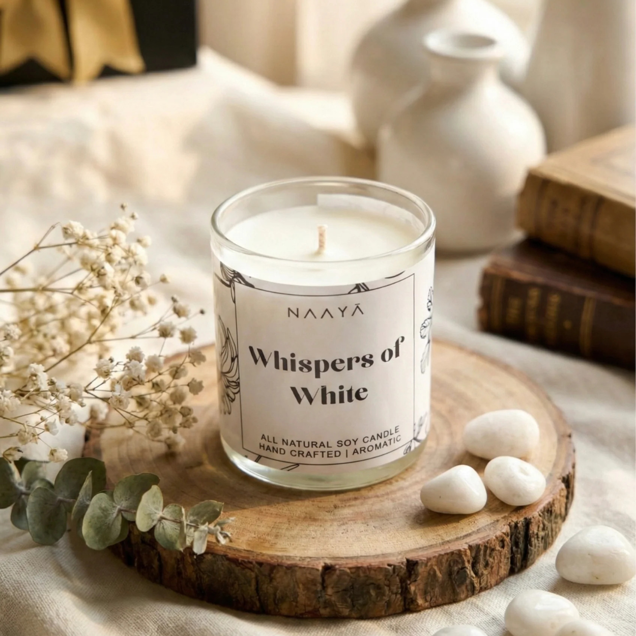 Whispers of White Aromatic Candle
