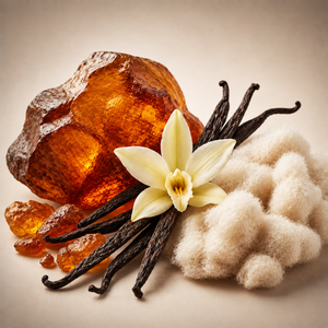 Amber, Vanilla, Musk