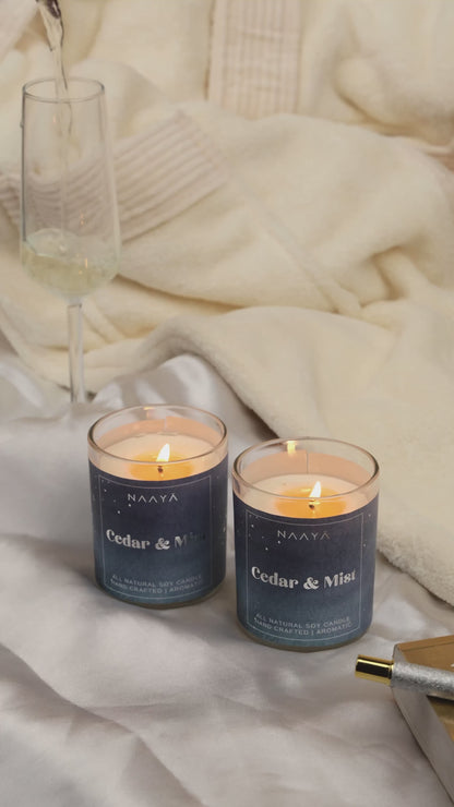 Cedar & Mist Aromatic Candle